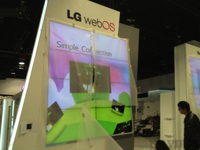 LG webOS booth CES 2014