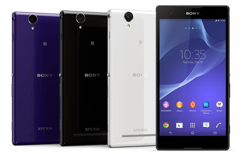 Sony Xperia T2 ultra colors