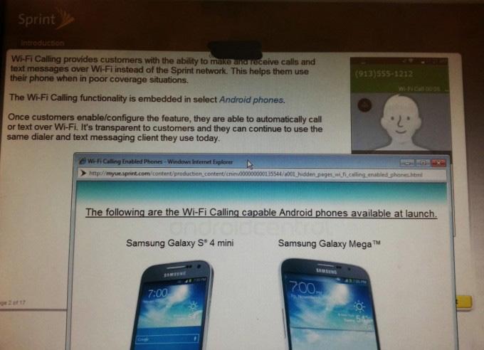 Sprint Wi-Fi Calling leak
