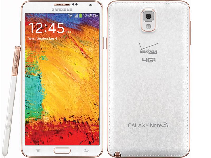 Verizon Rose Gold Samsung Galaxy Note 3 official