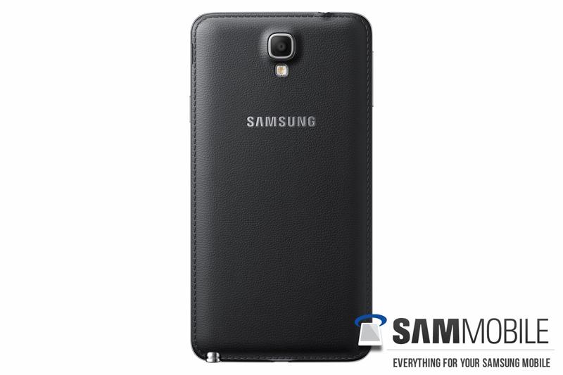 Samsung Galaxy Note 3 Neo rear leak