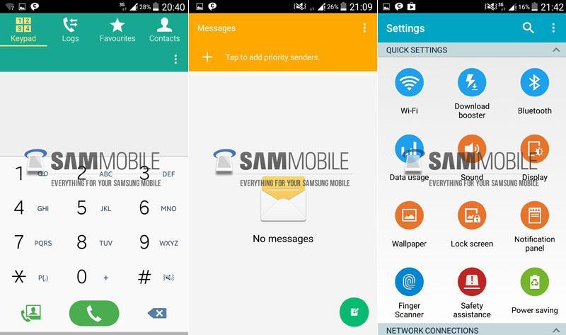 Samsung Galaxy S5 Android L screenshots more