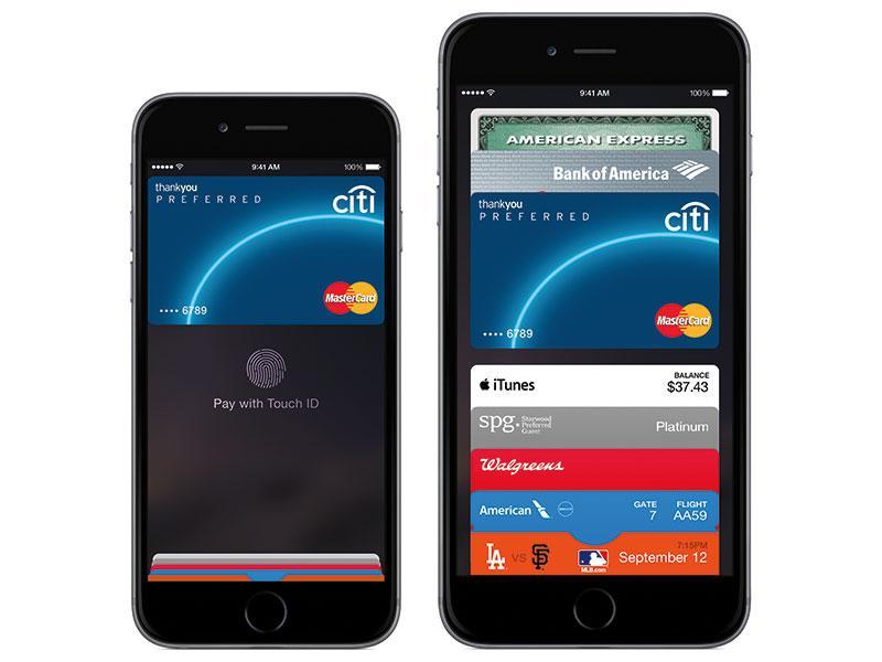 iOS 8.1 Apple Pay screenshots