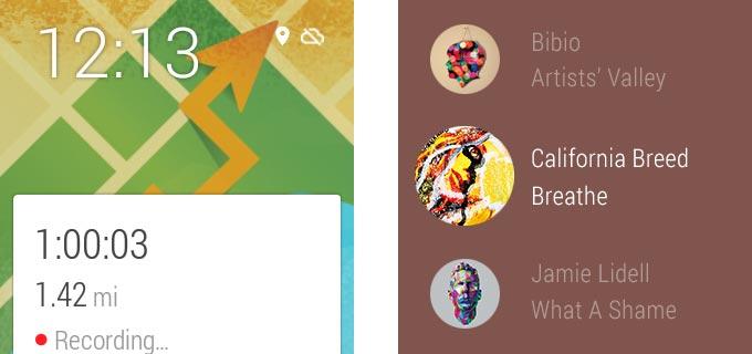 Android Wear GPS support, music playback