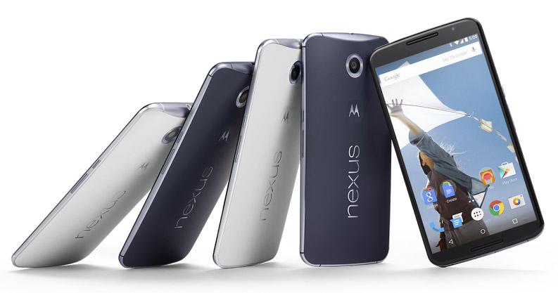 Motorola Nexus 6 colors Midnight Blue Cloud White Google