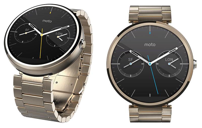 Moto 360 Champagne gold