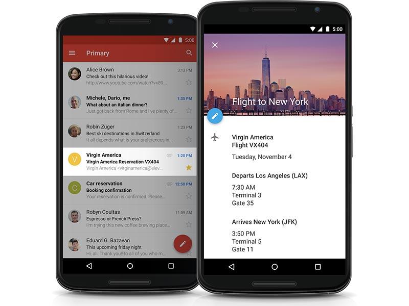 Google Calendar Material Design events from Gmail