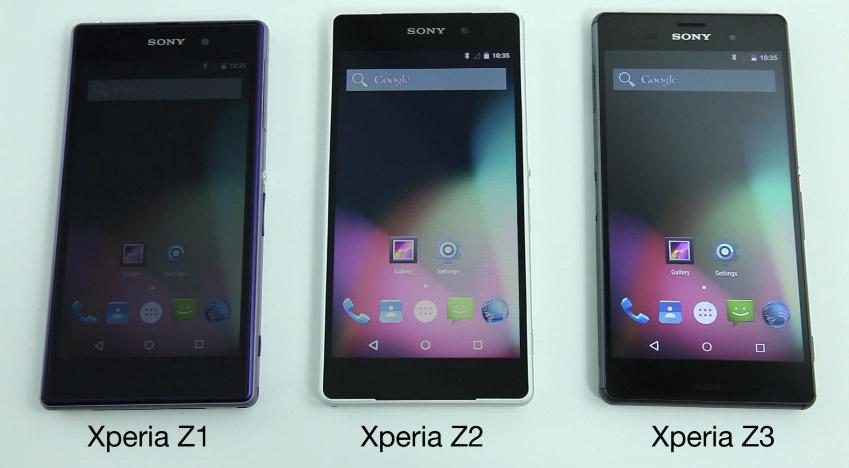 Sony Xperia Z1, Z2 Z3 Android 5.0 Lollipop stock