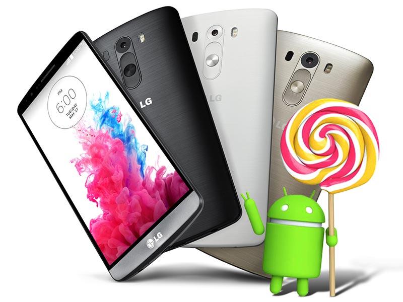 LG G3 Android 5.0 Lollipop update