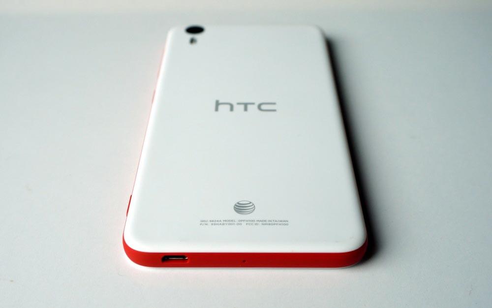 AT&T logo HTC Desire Eye rear