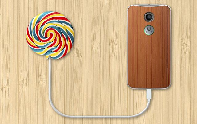 Moto X 2nd Gen. Android 5.0 Lollipop