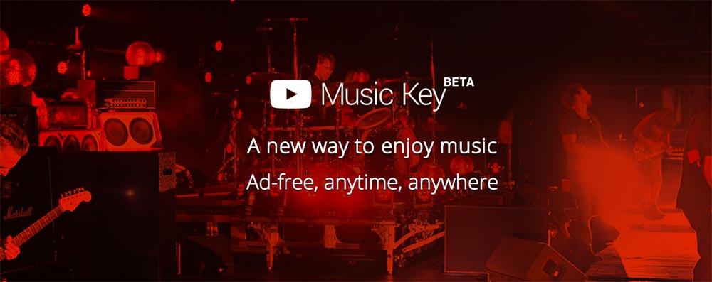 YouTube Music Key official