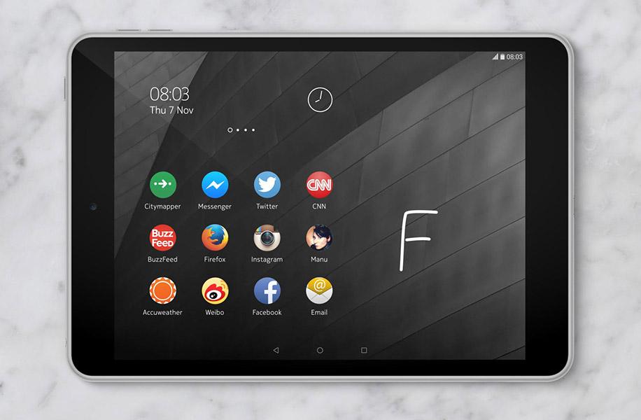 Nokia N1 Android 5.0 tablet front