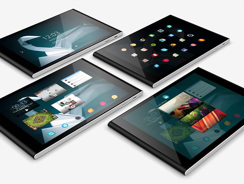 Jolla Tablet front screens
