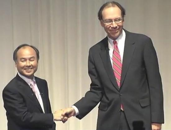 SoftBank CEO Masayoshi Son Sprint CEO Dan Hesse