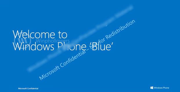 Windows Phone 8.1 'Blue' update leak