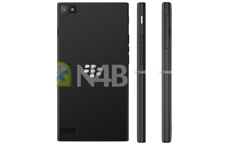 BlackBerry Z3 Jakarta rear, sides leak