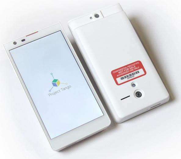Google Project Tango Android smartphone