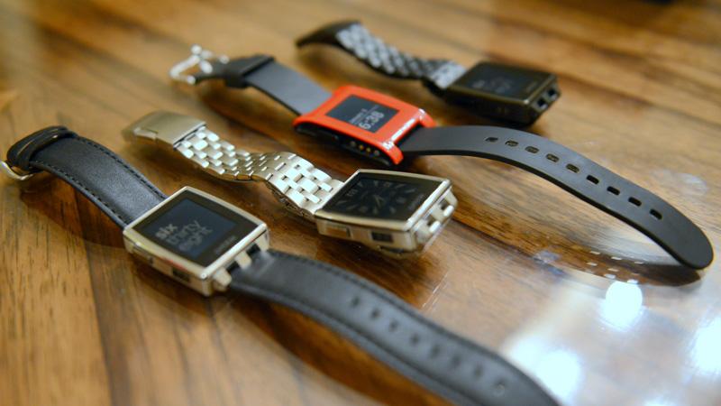 Pebble Steel smartwatch