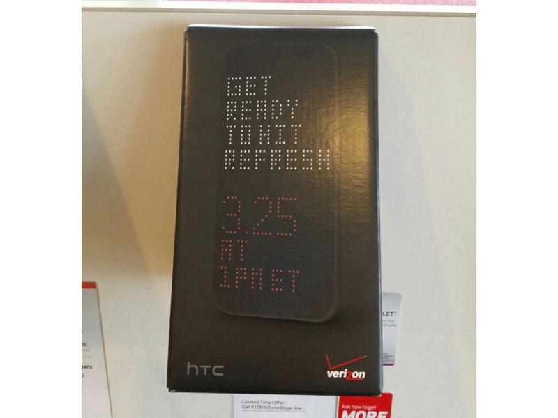 New HTC One M8 Verizon promotional materials