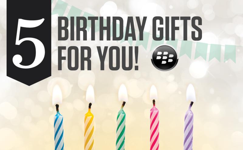 BlackBerry World 5th birthday free apps