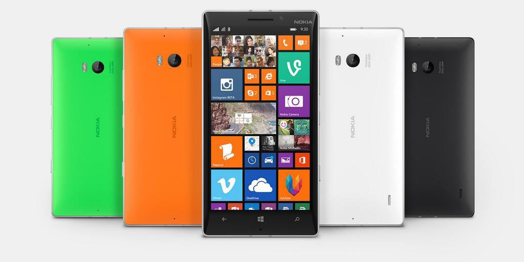Nokia Lumia 930 colors official