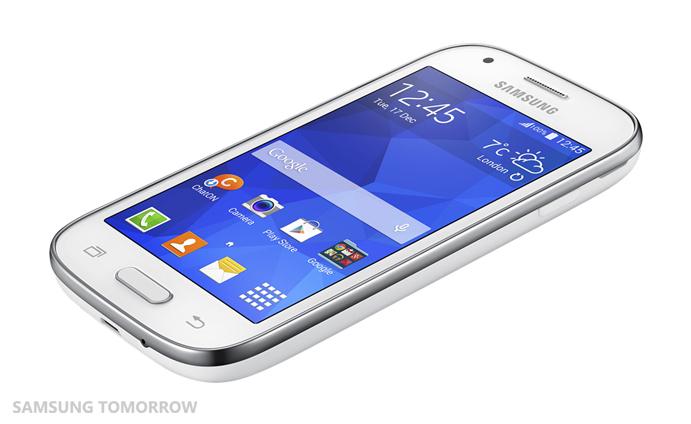 Samsung Galaxy Ace Style Cream White angle