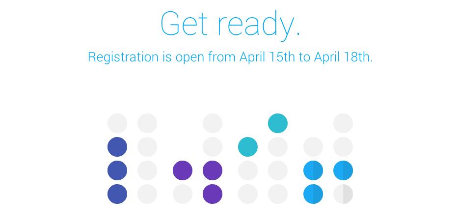 Google I/O 2014 registration