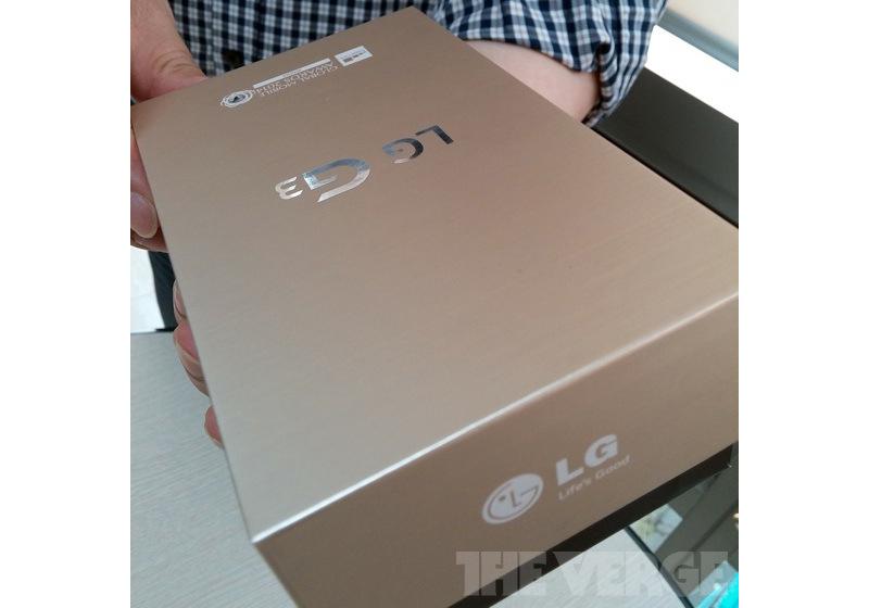 LG G3 gold packaging leak