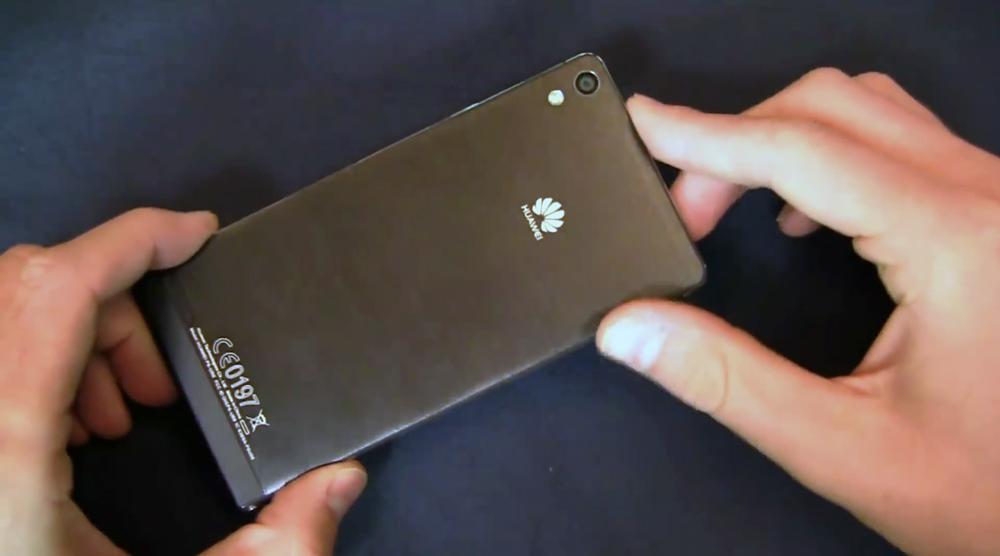 Huawei Ascend P6 rear