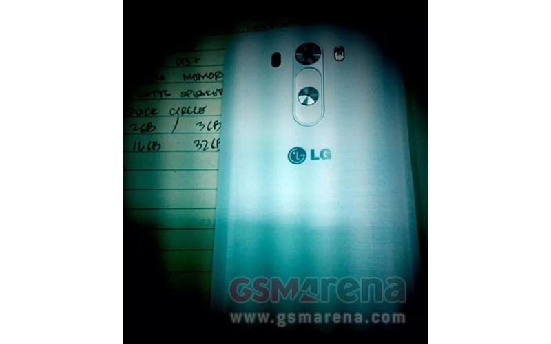 LG G3 rear leak