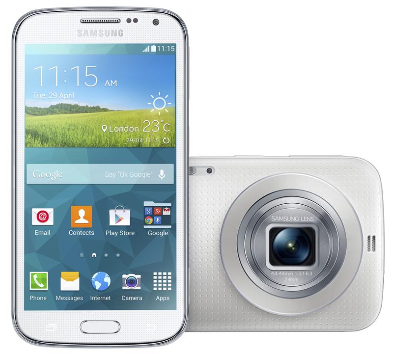 Samsung Galaxy K zoom Shimmery white