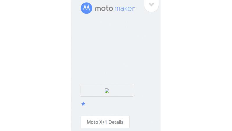 Moto X+1 Moto Maker