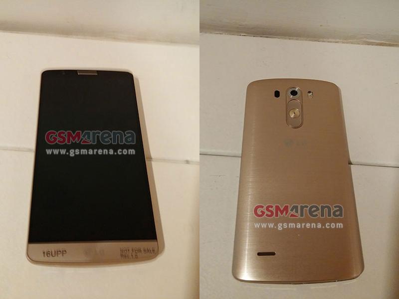 Gold LG G3 images leak