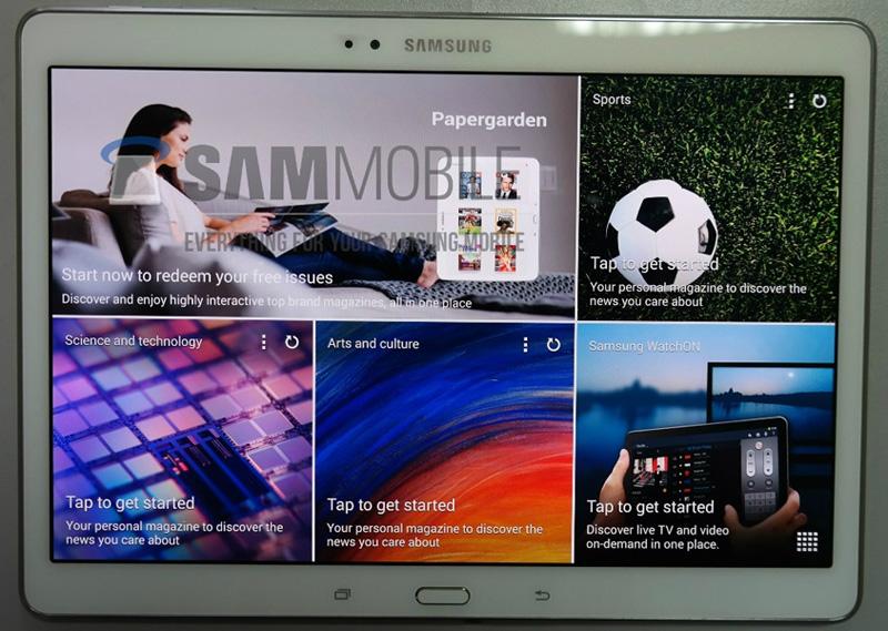 Samsung Galaxy Tab S 10.5 front leak