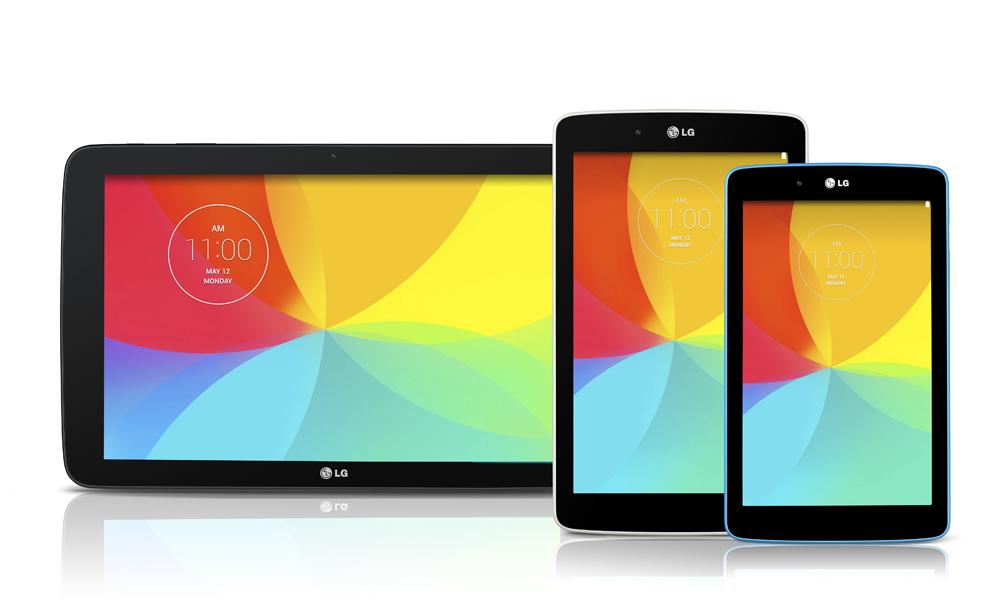 LG G Pad 7.0, LG G Pad 8.0, LG G Pad 10.1