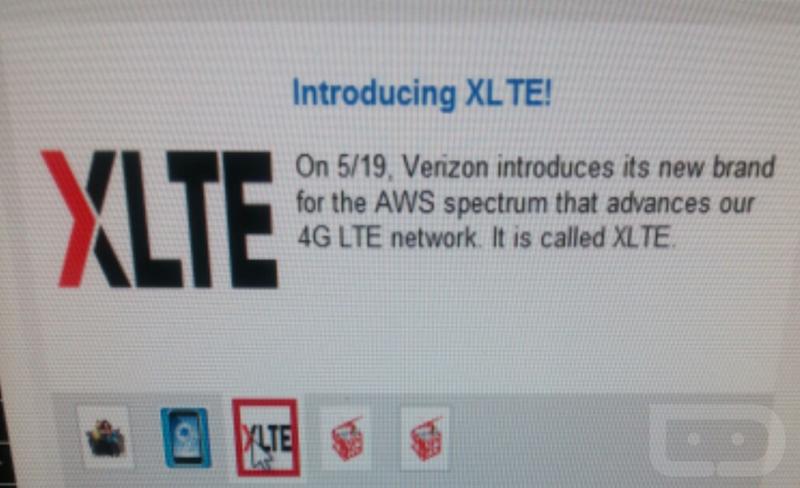 Verizon XLTE AWS spectrum branding leak