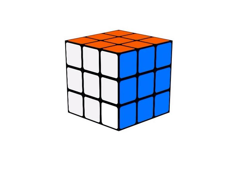 Google Instagram Rubik's Cube doodle