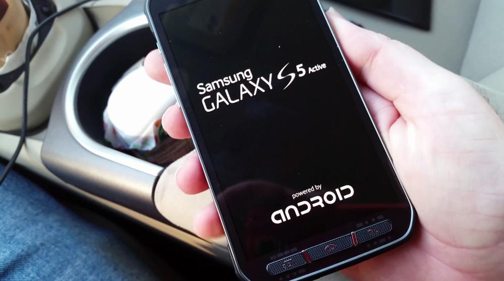 Samsung Galaxy S5 Active video leak front