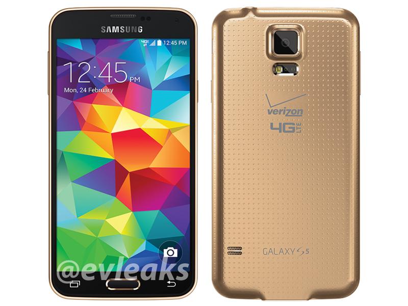 Verizon Copper Gold Samsung Galaxy S5