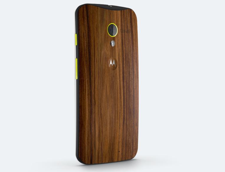 Motorola Moto X Rosewood natural wood finish