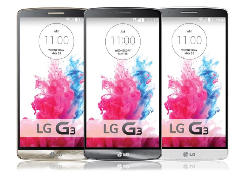 LG G3 black, white, gold official