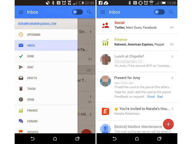 Gmail Android app redesign leak