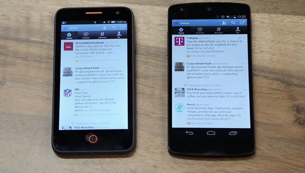 Firefox OS web apps run on Android