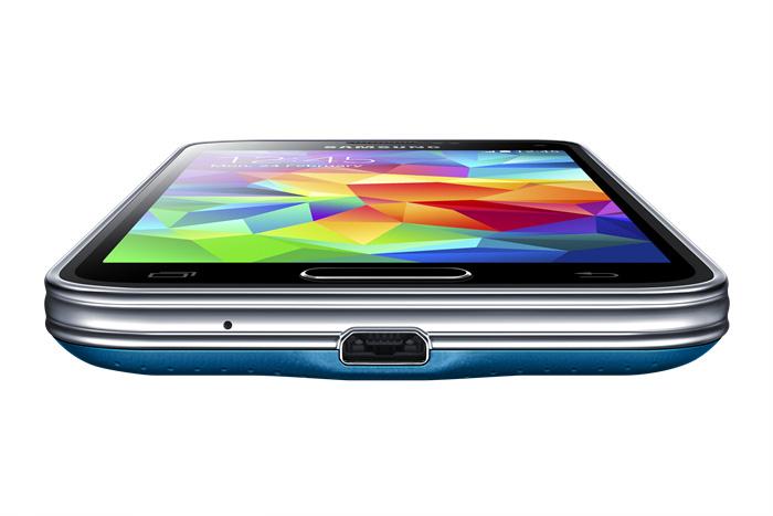 Samsung Galaxy S5 mini Electric Blue bototm
