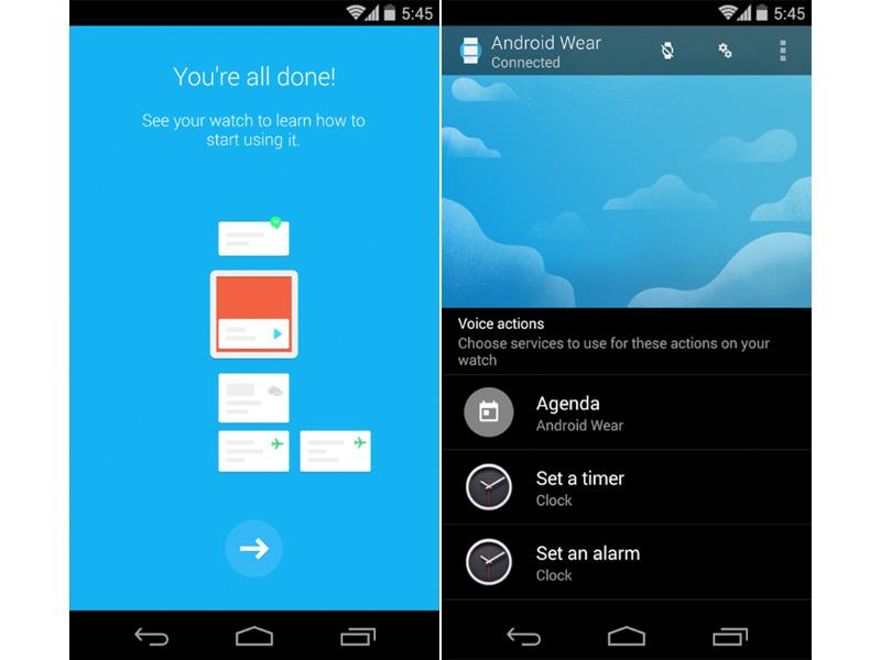 Android Wear app screenshots 2