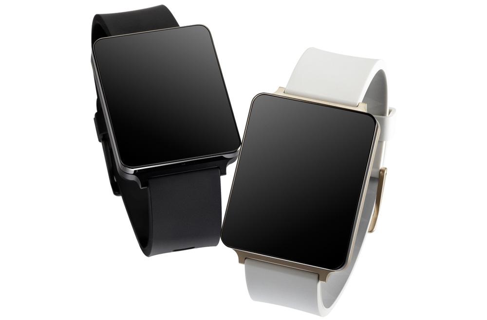 LG G Watch Black Titan White Gold