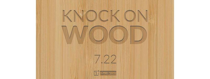 OnePlus One Wood StyleSwap cover teaser