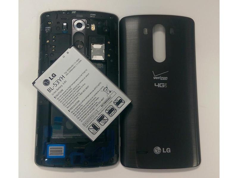 Verizon LG G3 removable battery