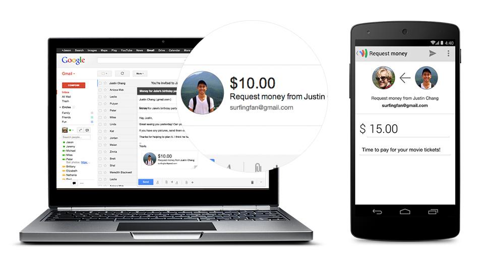 Google Wallet request money